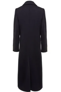 Double Breasted Coat (Soft Black)