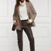 Dunwick Faux Leather Pant (Tobacco)