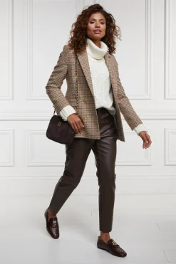 Dunwick Faux Leather Pant (Tobacco)
