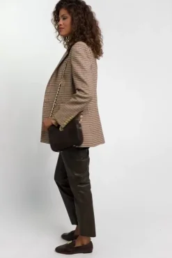Dunwick Faux Leather Pant (Tobacco)