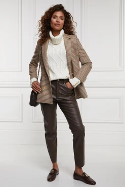 Dunwick Faux Leather Pant (Tobacco)