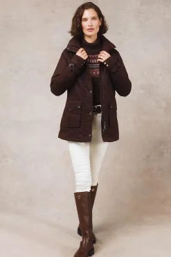 Durham Wax Jacket (Chocolate)