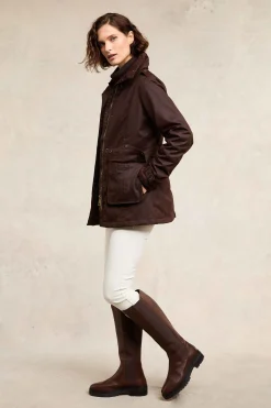 Durham Wax Jacket (Chocolate)