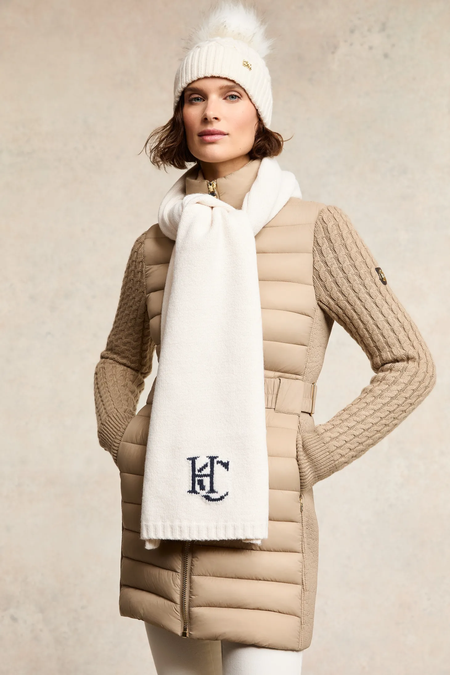 Elle Scarf (Ecru)