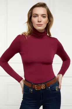 Essential Roll Neck (Wine)