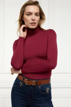 Essential Roll Neck (Wine)