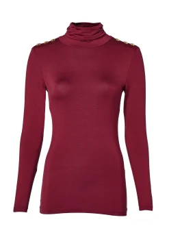 Essential Roll Neck (Wine)