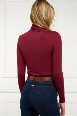 Essential Roll Neck (Wine)
