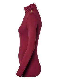 Essential Roll Neck (Wine)