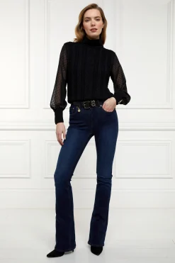 Featherton Roll Neck Knit (Black)
