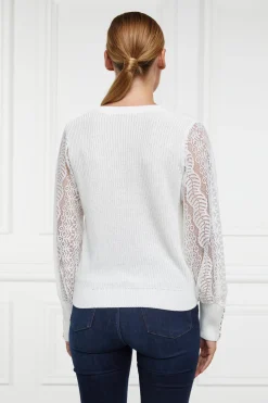 Featherton V-Neck Knit (Natural)