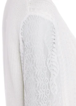Featherton V-Neck Knit (Natural)