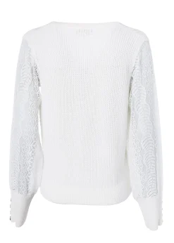 Featherton V-Neck Knit (Natural)