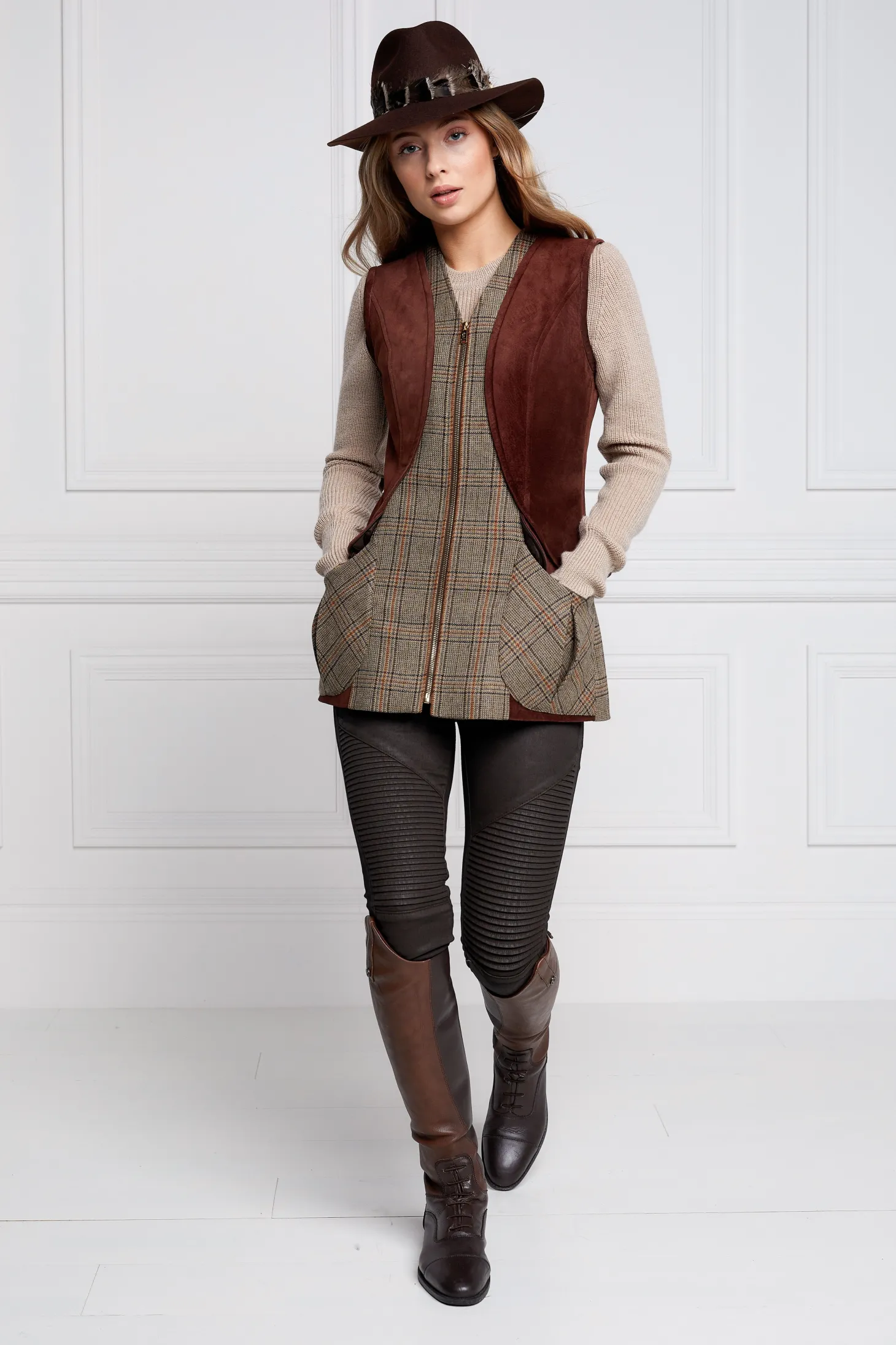 Field Vest (Bourbon Tweed)