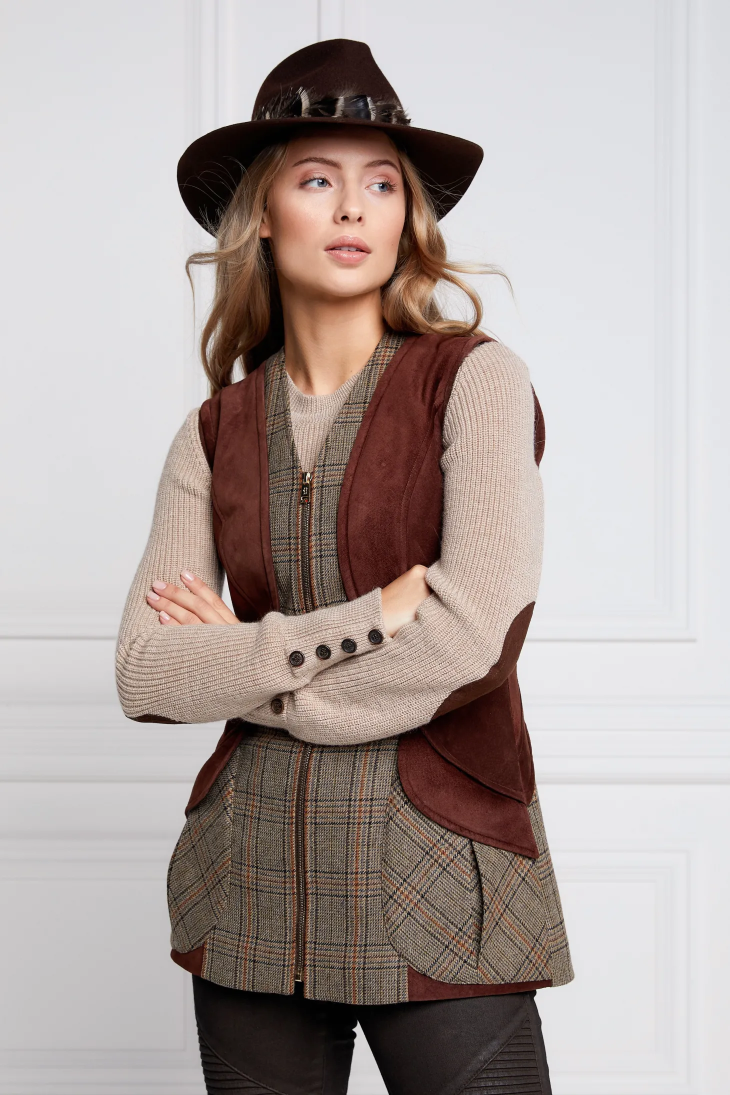 Field Vest (Bourbon Tweed)