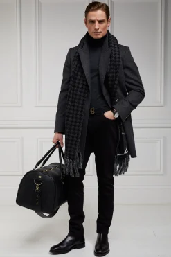 Fine Roll Neck Knit (Charcoal)