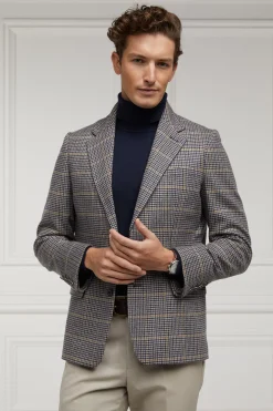 Fine Roll Neck Knit (Navy)