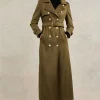 Full Length Chelsea Trench Coat (Khaki)