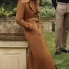 Full Length Chelsea Trench Coat (Dark Camel)