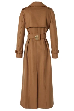 Full Length Chelsea Trench Coat (Dark Camel)