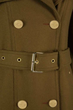 Full Length Chelsea Trench Coat (Khaki)