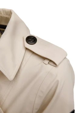 Full Length Kendal Waterproof Trench Coat (Stone)