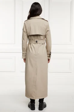 Full Length Kendal Waterproof Trench Coat (Stone)