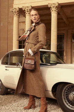 Full Length Marlborough Trench Coat (Tawny)