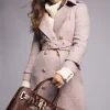 Full Length Marlborough Trench Coat (Anniversary Pink)
