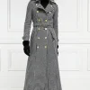 Full Length Marlborough Trench Coat (Houndstooth)