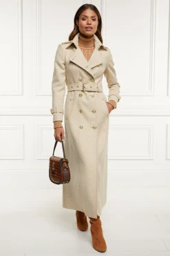 Full Length Marlborough Trench Coat (Biscuit)