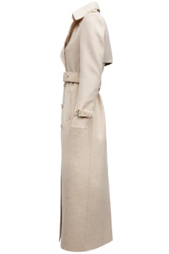 Full Length Marlborough Trench Coat (Biscuit)