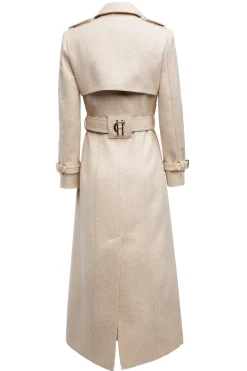 Full Length Marlborough Trench Coat (Biscuit)