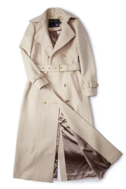 Full Length Marlborough Trench Coat (Biscuit)