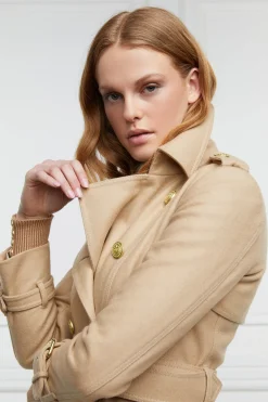 Full Length Marlborough Trench Coat (Camel)