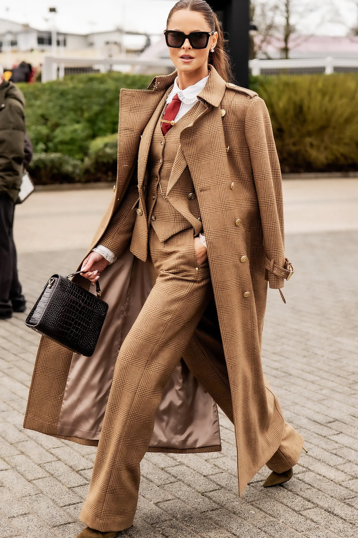 Full Length Marlborough Trench Coat (Tawny)