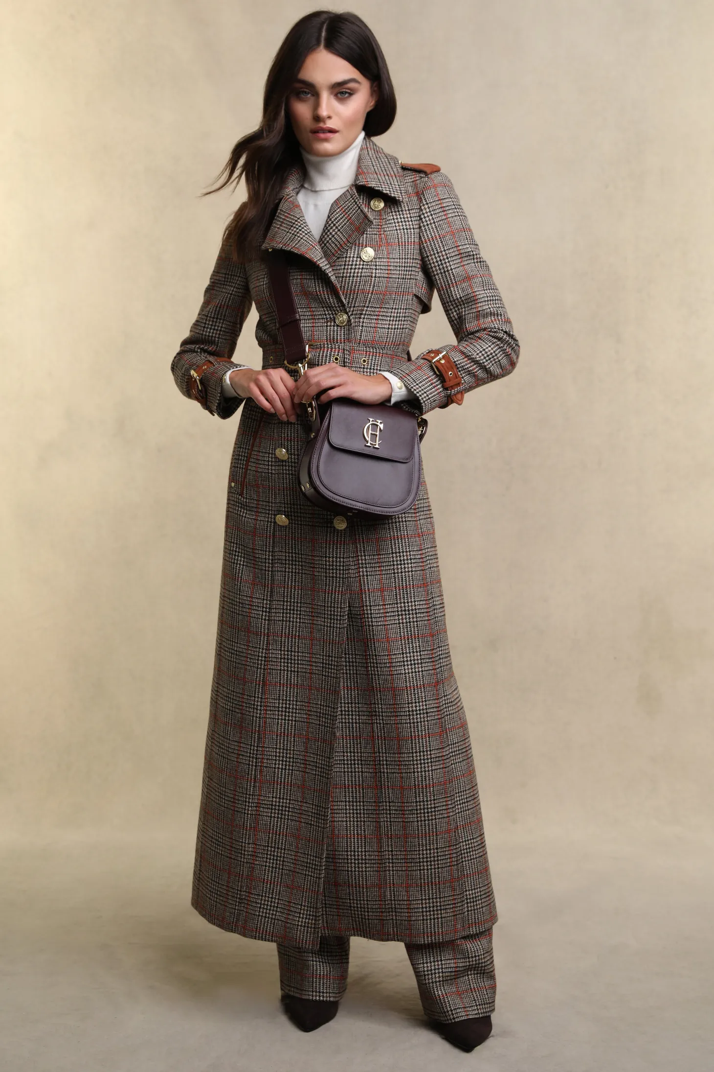 Full Length Marlborough Trench Coat (Orange Windsor)