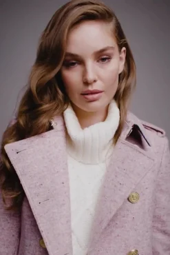 Full Length Marlborough Trench Coat (Anniversary Pink)