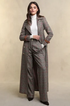 Full Length Marlborough Trench Coat (Orange Windsor)