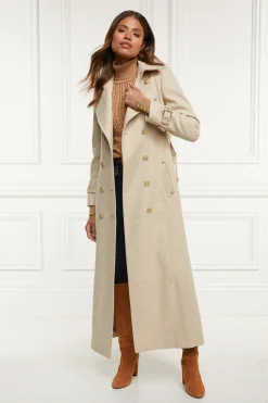 Full Length Marlborough Trench Coat (Biscuit)