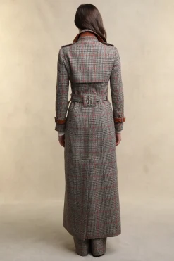 Full Length Marlborough Trench Coat (Orange Windsor)