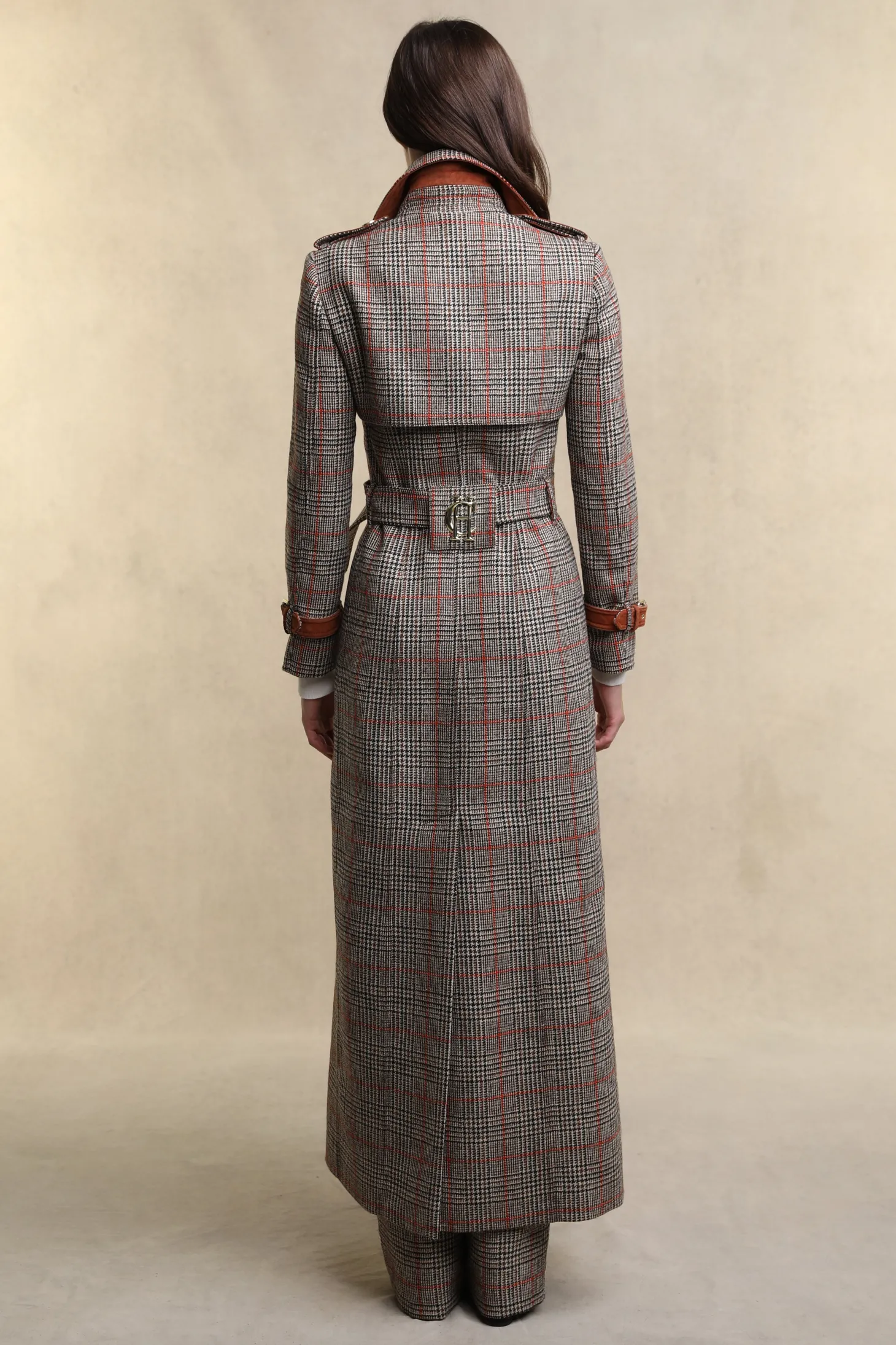 Full Length Marlborough Trench Coat (Orange Windsor)