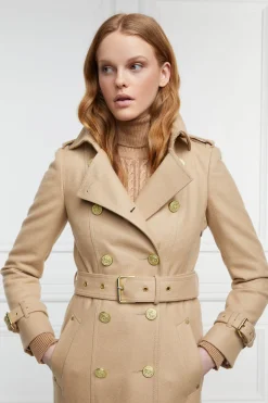 Full Length Marlborough Trench Coat (Camel)