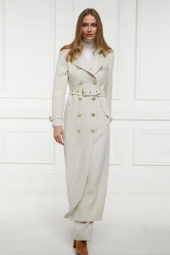 Full Length Marlborough Trench Coat (Natural Linen)