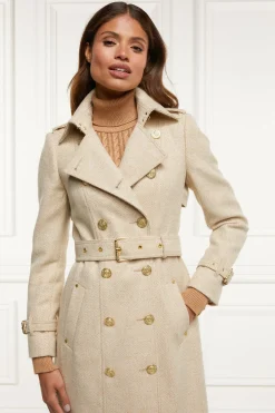 Full Length Marlborough Trench Coat (Biscuit)
