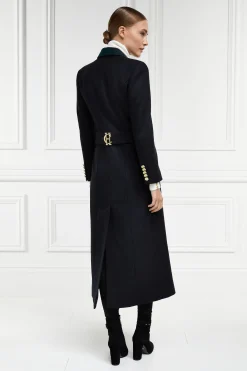 Full Length Regency Coat (Soft Navy Blackwatch)