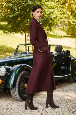 Full Length Regency Coat (Mulberry)