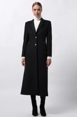 Full Length Regency Coat (Soft Navy Blackwatch)