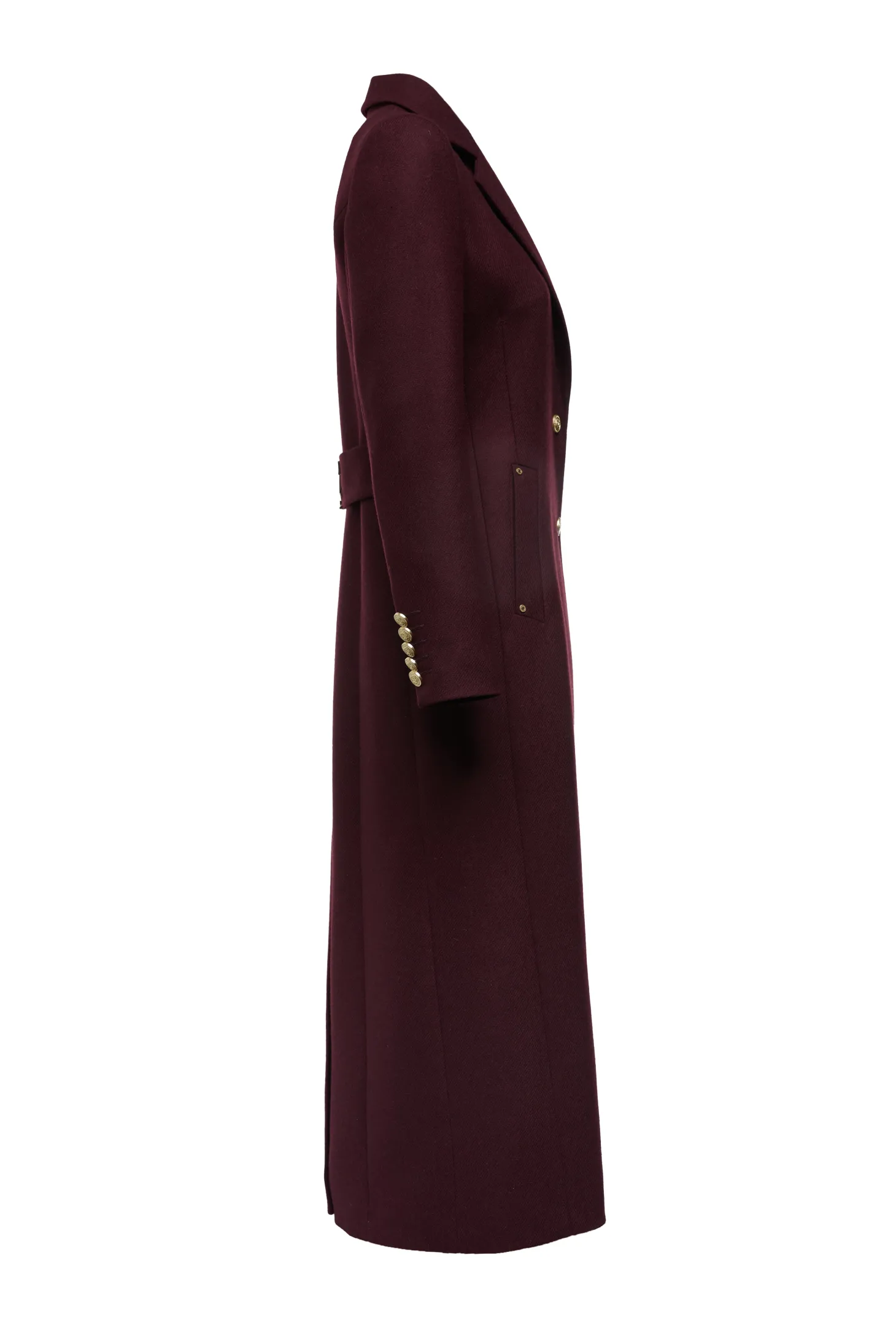 Full Length Regency Coat (Mulberry)