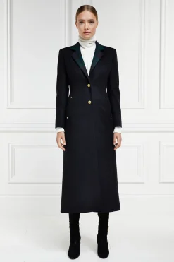 Full Length Regency Coat (Soft Navy Blackwatch)